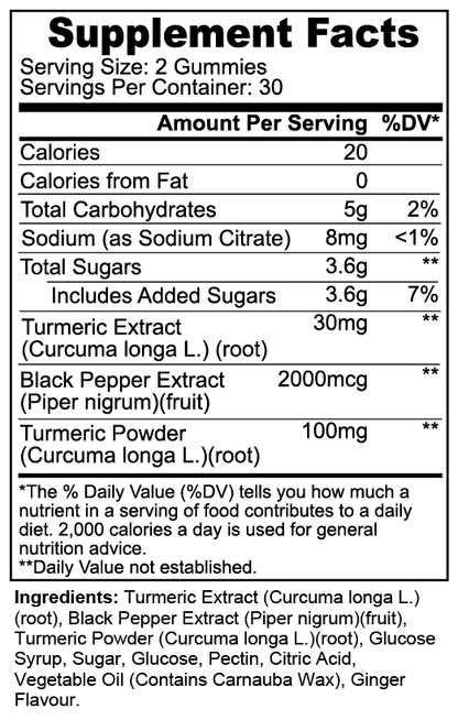 Supplement facts - GenStem