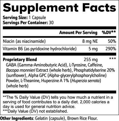 Supplement facts 3 - GenStem